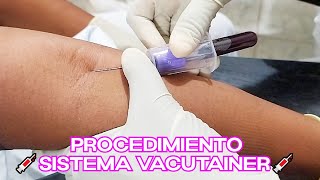 🔴DEMOSTRACIÓN 💉SISTEMA VACUTAINER 🩸Toma de Muestra Sanguínea Cofia Educativa [upl. by Sandstrom765]