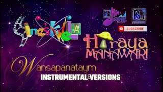 SINESKWELA HIRAYA MANAWARI amp WANSAPANATAYM INSTRUMENTAL with Lyrics Batang90s [upl. by Cilla]