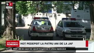 GORJ  HOȚ PEDEPSIT LA PATRU ANI DE LA JAFUL A DOUĂ BANCOMATEȘtiri B1TV5 sept 2024 [upl. by Calvano]