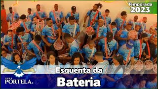 Portela 2023  Esquenta da Bateria  Ao vivo no Salgueiro Convida SC23 [upl. by Herwin]