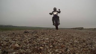 zaczekaj na motórze Drz Transalp xt600 [upl. by Sucy]