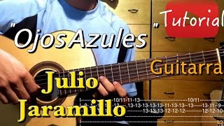 Ojos Azules  Julio Jaramillo tutorial [upl. by Niarfe]