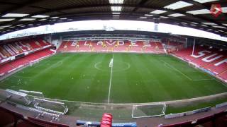 Night falls at beautiful downtown Bramall Lane [upl. by Ttergram]