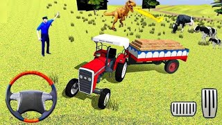 Indian 388 Tractor trolley game ki video viraltractor trainingvideo youtubevideogame 🚀📈 viral 🎮 [upl. by Yartnod]