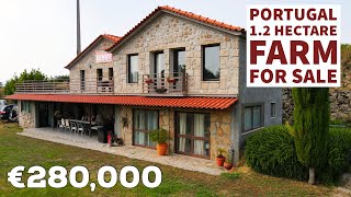 FARM FOR SALE  Guarda Central Portugal VIRTUAL PROPERTY TOUR ❤ [upl. by Anisor]