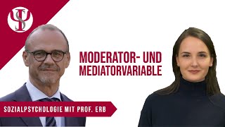 Moderator und Mediatorvariable Was ist der Unterschied  Psychologie studieren mit Prof Erb [upl. by Fawnia]