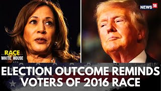 US Elections 2024 Latest News US 2024 Election Outcome Remind Of 2016 Race  Trump Vs Kamala  N18G [upl. by Gignac]