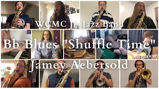 WC Miller Jr Jazz Band  Bb Blues quotShuffle Timequot by Jamey Aebersold [upl. by Yorled774]