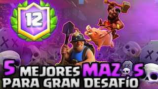 LOS 5 MEJORES MAZOS PARA GRAN DESAFÍO EN CLASH ROYALE [upl. by Standush]