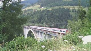 ÖBB IC 690 über PfaffenbergZwenbergBrücke Tauernbahn bei Penk [upl. by Caleb]