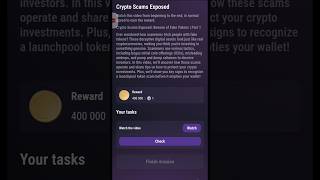 15 August Tapswap Code TodayCrypto Scams Exposed Beware of Fake Tokens  Part 1 [upl. by Aviv38]