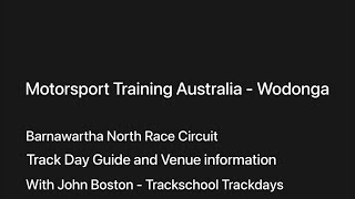 MTA Wodonga  Barnawartha Track Day Guide amp Venue Information  John Boston  i20N  Trackschool [upl. by Rialc776]