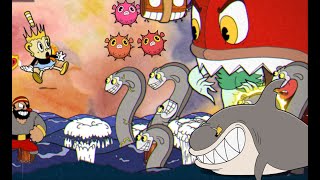 Cuphead but the sea creatures team up Cala Maria and Brineybeard Combined [upl. by Leora]