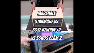 SONOS VS BOSE VS MARSHALL   speaker sound comparison [upl. by Marzi651]