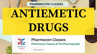 ANTIEMETIC DRUGS  Pharmacology  Pharmacon Classes [upl. by Merritt]