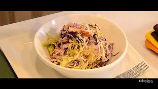 Salad with mixed cabbage  Insalata di cappucci e verza [upl. by Anas103]