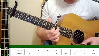 Moving from High to Low Chords  Irish Guitar Accompaniment DADGAD Minor Lesson Part 12 of 12 [upl. by Honey]