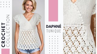 🌼CACHECOEUR AU CROCHET 💕 TENDANCE ET ULTRA FEMININ 🌼 TUTO DAPHNÉ TOUTES TAILLES 💖 MamieCrochet [upl. by Ettelimay]