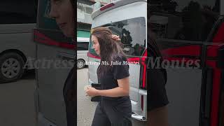 Kapamilya Beauty Actress Ms Julia Montes onset newtvseries [upl. by Llertnahs]