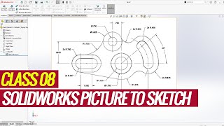 Insert  Scale and Sketch a Picture in SOLIDWORKS like a Pro [upl. by Notsgnal276]