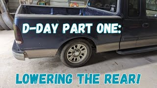 Part 1 of LOWERING my 10th Gen F150 [upl. by Alyakim822]