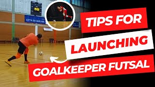 Tips for making throws for futsal goalkeepers  part 1 [upl. by Nathanson]