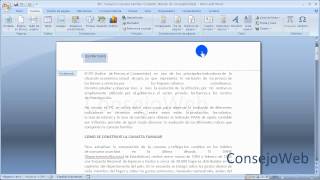 Word 2007 2010 Como hacer un encabezado y pie de pagina en word [upl. by Darda53]