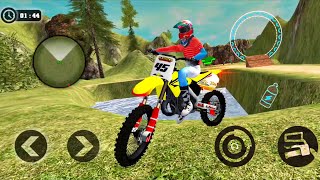 Drive Motorcycle For Offroading  Uphill Offroad Motorbike Rider 🛵🟢 Gameplay 219 √ Flash Simulator [upl. by Ellesirg]