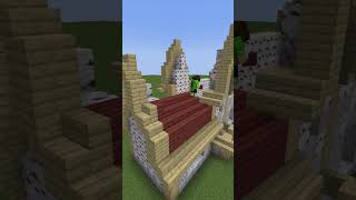 Minecraft Birch and Diorite House minecraft starterhouse minecraftbuilding simplebuild [upl. by Avrit]