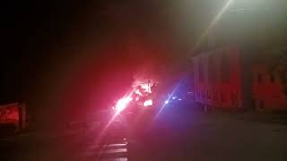 Massive House Fire In Hallowell Maine [upl. by Iramaj22]