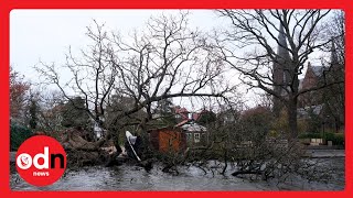 Storm Eunice Leaves Trail of DESTRUCTION in UK [upl. by Deonne135]