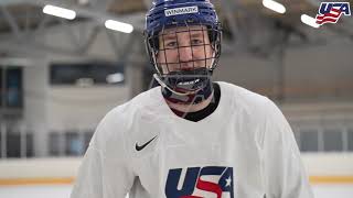 Cole Hutson Micd Up  U18 Mens Worlds [upl. by Hosbein973]