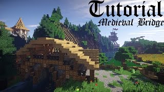 Minecraft Tutorial  Mittelalterliche Brücke  Medieval Bridge Deutsch [upl. by Skvorak]