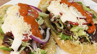 Huaraches con queso [upl. by Shalna]