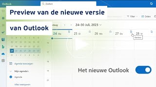 Preview van de nieuwe versie van Outlook [upl. by Kopaz]