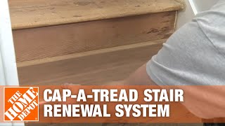 How To Install CapATread Stair Renewal System  The Home Depot [upl. by Trista]