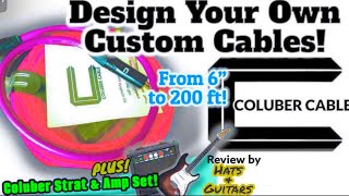 🎸 COLUBER CABLE Design Your Own Custom Cables Online  ONLINE CUSTOM CABLE DESIGNER [upl. by Cerracchio]