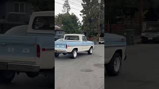 71 f100 drive by exhaust classiccar bumpside [upl. by Appleby]