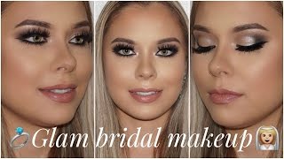 My quotGo Toquot Glam Bridal Makeup Look  KatEyedTv [upl. by Liborio]