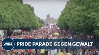 CSD IN BERLIN Strahlende Vielfalt und Stolz  QueerBeauftragter feiert 30 Jahre Freiheit [upl. by Azelea]