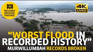 Local video of Murwillumbah flood devastation as seen on Aust TV floods flooding northernrivers [upl. by Yneffit853]