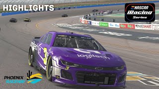 Phoenix Raceway Highlights Nascar Iracing Series [upl. by Nylsoj]