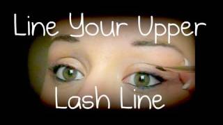 Lesson How To Line Your Upper Lash Line [upl. by Ainot868]