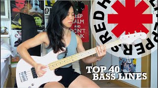 Evolution of Red Hot Chili Peppers Bass Lines [upl. by Einiffit]