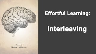 Effortful Learning  Interleaving [upl. by Ardnuasal259]