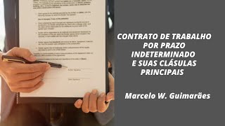 CONTRATO DE TRABALHO POR PRAZO INDETERMINADO [upl. by Ueih]