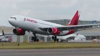 Avianca A330200 landing at London Heathrow LHR [upl. by Even555]