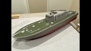 Building a radio controlled torpedo boat  the SLEC KD Perkasa Part 4 [upl. by Florida]