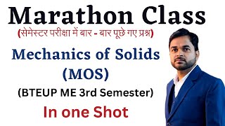 Mechanics of Solids MOS Marathon PolytechnicPathshala [upl. by Erialb]