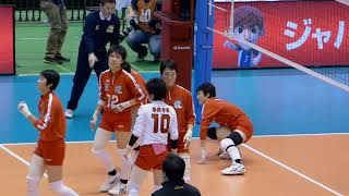 150110春高バレー準決 金蘭会vs東龍 4th volleyball Japan วอลเลย์บอล 배구 [upl. by Haras]